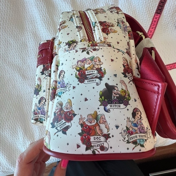Loungefly Disney Snow White and The 7 Dwarfs Tattoo Exclusive Mini Backpack main image 6